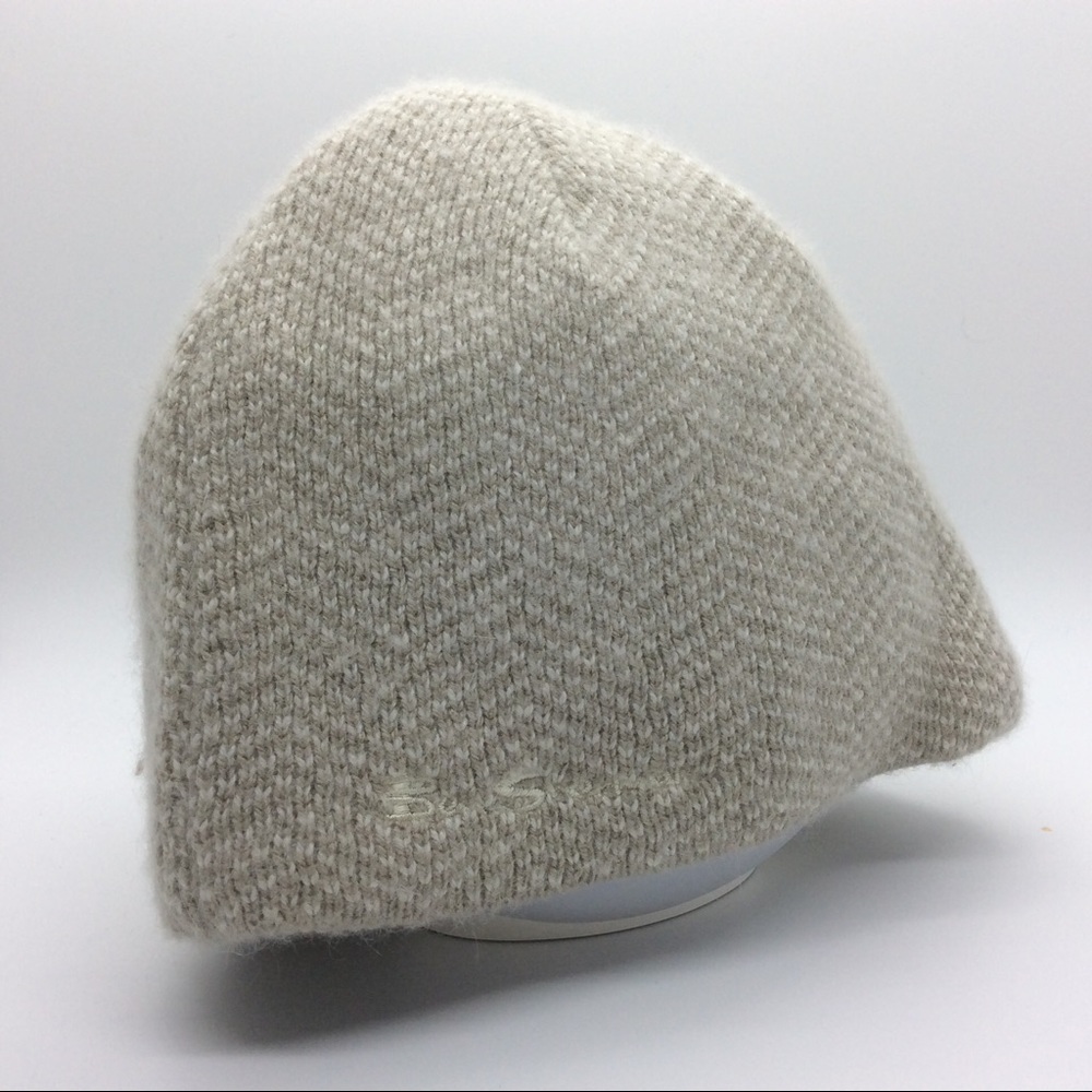 Ben Sherman Knit Reversible Herringbone Winter Hat